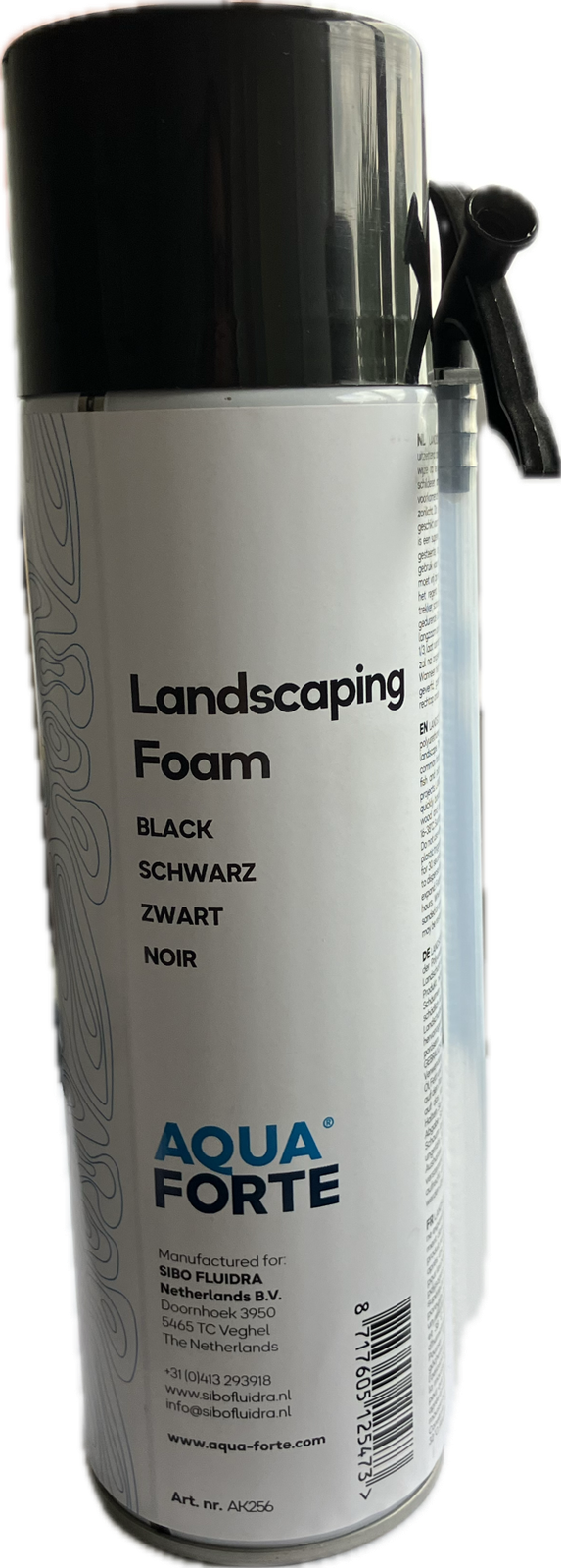 Pond Aquarium Scaping Foam 500ml Black Expanding Create Background Feature Tank