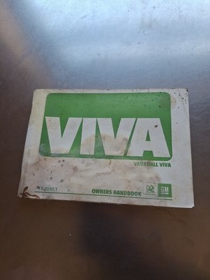 Altes Oldtimer Vauxhall Viva Besitzerhandbuch Scheunenfund