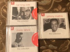 Nat King Cole - Mario Lanza - Johnny Mathis, The Collection CDs. NEW / SEALED