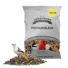 Armstrong Wild Bird Food Premium Blend for Outdoor Bird Feeders, 14.3lbs