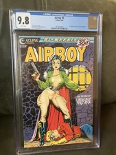 AIRBOY #5 CGC 9.8 WHITE PAGES DAVE STEVENS COVER 1986 ECLIPSE