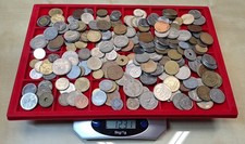 1 kg Monete estere mondiali interessanti metalli e conservazioni varie E002