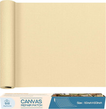 Canvas Repair Patch 16 60 Inch Self-Adhesive Waterproof Fabric Patch for Sofas,