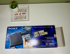 Sony ICF-SW800 FM/Shortwave Portable Radio w/ Clock/Timer, Box  Manuals