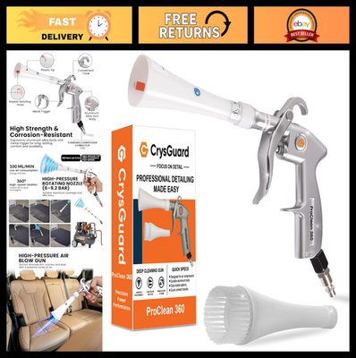 #ad High Pressure Car Cleaning Gun Tornado Detailing Tool with Rotating Nozzle for $35.99