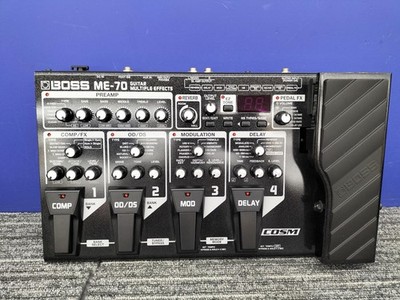 BOSS ME-70 Guitar Multi-Effects Pedal - Player Grade - Tested w/ AC Adapter
