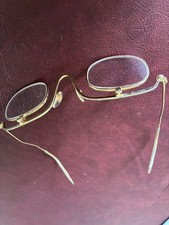 Victorian Steampunk Glasses Flip Down Lenses Metal Frame 60s Retro