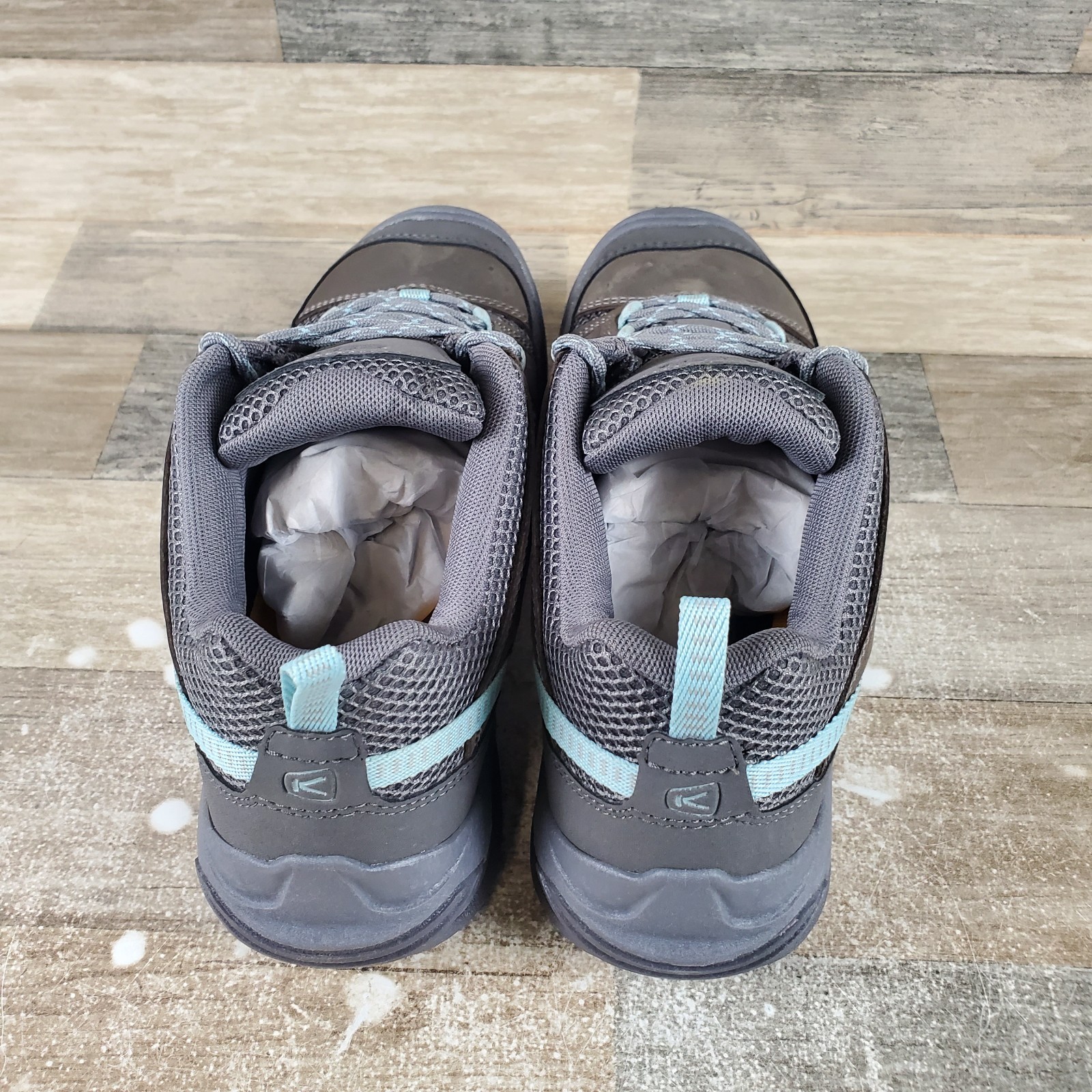 Scarpa donna Keen Circadia Vent taglia 9 acciaio grigio nuvola blu impermeabile trekking scarpone