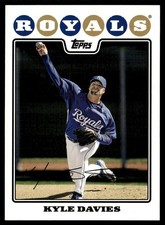 2008 Topps Kyle Davies Kansas City Royals #597