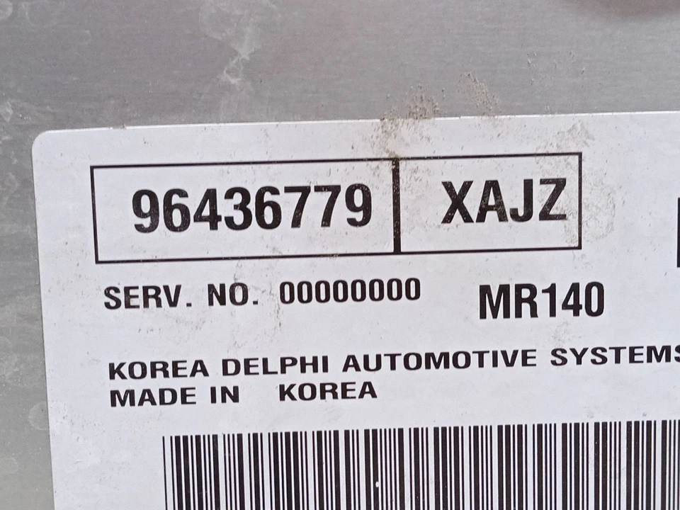 96436779 CENTRALINA MOTORE / 75583 PER CHEVROLET AVEO / KALOS SEDAN T250, T255 - Immagine 3 di 4