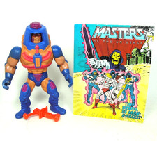 Vintage He Man 1983 Man E Faces w Comic Masters Of The Universe MOTU Mattel