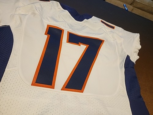 2013 Denver Broncos #17 Authentic Game Worn / Issued Jersey Osweiler Caldwell - Bild 7 von 10