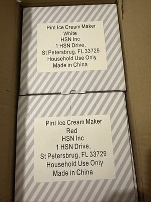 HSN HQ 2PK ICECREAM MAKERS