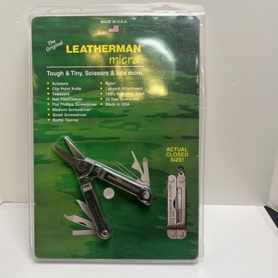 The Original Leatherman Micra Vintage 1996 Made in USA (NEW/SEALED)