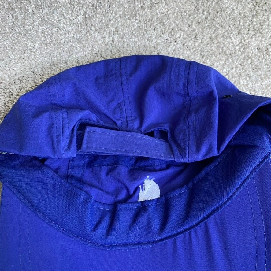 Sombrero Nautica Vintage Vela Billete Largo 5 Paneles Nylon Años 90 Preppy Verano Exterior Foto 4 de 4