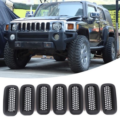 ABS-Frontgrill-Insektenschutzgitter, mattschwarz, für Hummer H3 (2005 2009)