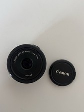 Canon EF 40mm f/2.8 STM Pancake Lens Black