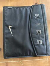 Vintage 1995 Nike Mead School Folder Trapper Keeper Black w/ Folder Notebook