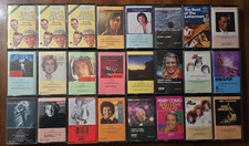 Lot of 24 Vintage 70's/80's Music Audio Cassette Tapes - Bing, Manilow, Como
