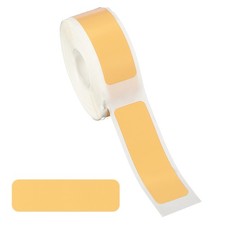 1.6x0.5" Thermal Label Stickers Print Paper, 160 Tape/Roll Orange