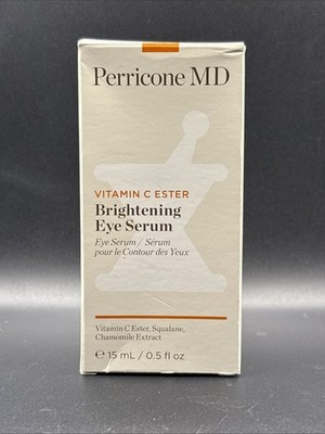 BNIB Perricone MD Vitamin C Ester Brightening Eye Serum with Squalane 0.5 oz