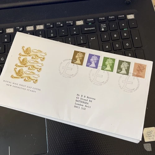 GB FDC FIRST DAY COVER 1984 NEW DEFINITIVES 13P TO 34P  BUREAU PMK