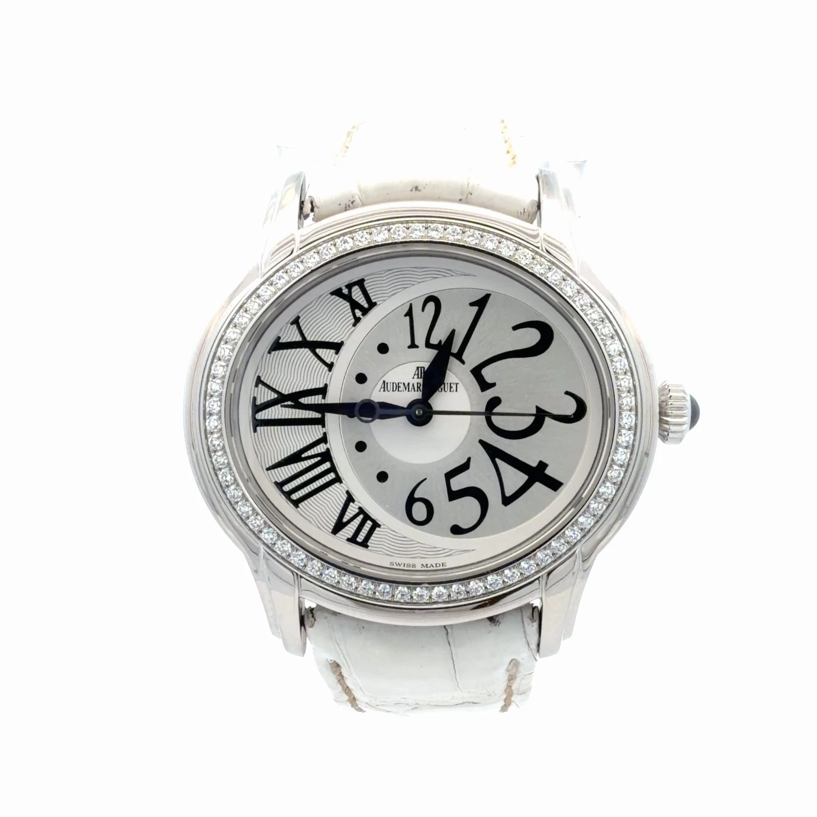 Audemars Piguet — Audemars Piguet Ladies Millenary Automatic Factory Diamond Bezel 77301ST 39mm