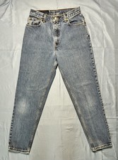 Vintage Levi's 550 Jeans Womens 10 M Relaxed Tapered Made in USA Light Wash Blue