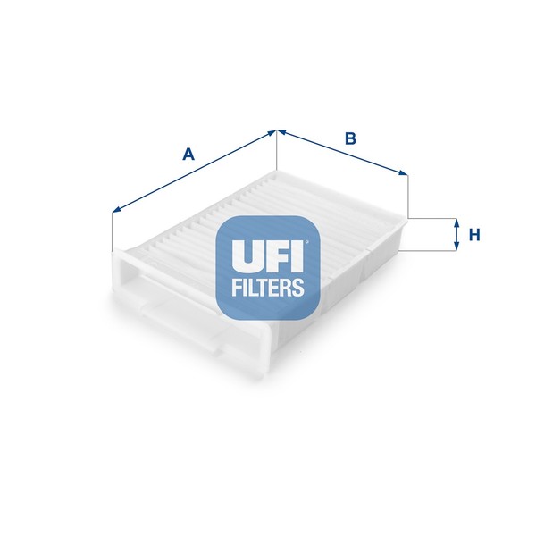 UFI Innenraumfilter 53.132.00 Partikelfilter FüR CitroËN 107 Peugeot Toyota Aygo-image