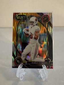 2024 Panini Select - Marvin Harrison Jr. #219 Orange & Black Shock Prizm (Z)