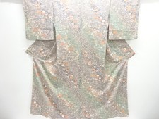 7719537: JAPANESE KIMONO / KOMON / FLORAL PLANTS