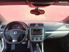 volant sport volkswagen multifonction + palettes en cuir avec méplat 