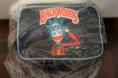 Backwoods Rick and Morty Cartoon Collectible Tobacco Pouch Reusable Storage Bag