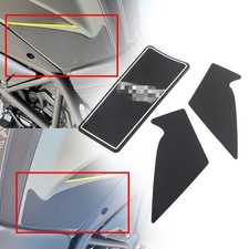 Side Gas Knee Grip Traction Tank Pads Black for Benelli TRK502 TRK 502 502X A9