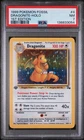 1999 POKEMON FOSSIL 1ST EDITION #4 DRAGONITE-HOLO PSA 7