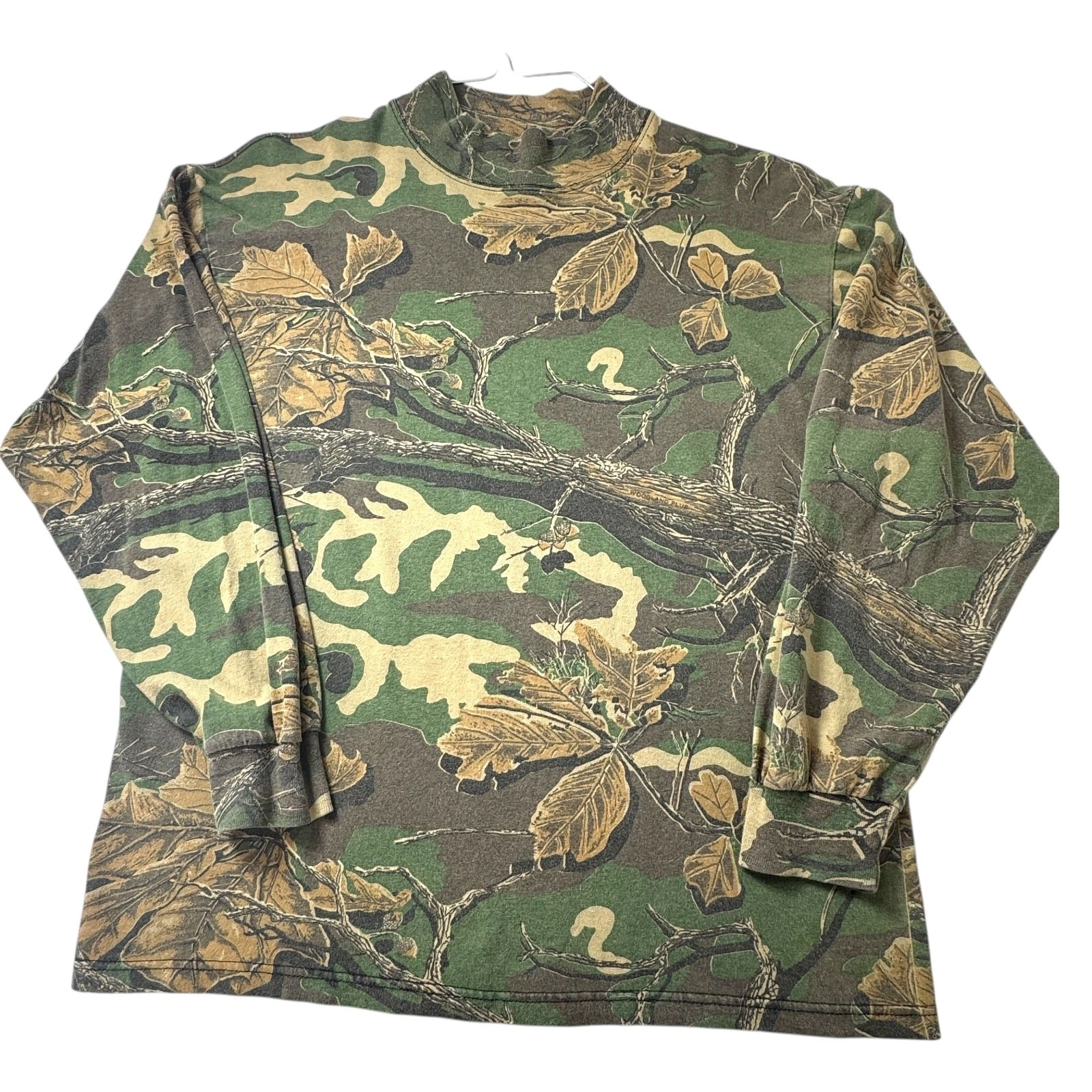 Vintage USA Mossy Oak Woodland Plus Camo Mock Neck L/S Shirt L PK Clothing Co
Opens in a new window