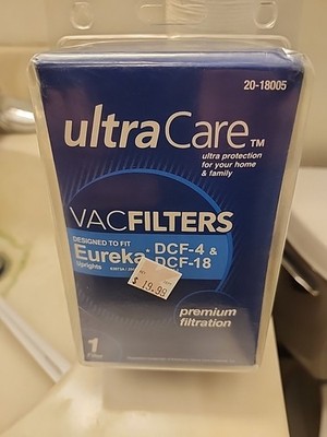 UltraCare VacFilter 20-18005 for Eureka Upright Vacuums DCF-4 DCF-18  1 Filter