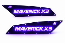 Side Badges with RGB LED Lights for Can am Ma...