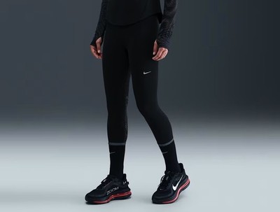 Nike Tempo Flash Run 7/8 Tight Lauftight Laufhose Damen schwarz HV3749-010