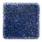 100 Pcs Natural Ceylon Blue Sapphire 1.2mm Round Diamond Cut Loose Gemstones Lot
