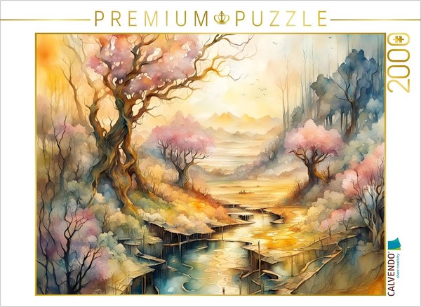 Calvendo Puzzle Sonniger FrüHling | 2000 Teile Lege-GrößE 90X67Cm Foto-Puzzle Fü-image