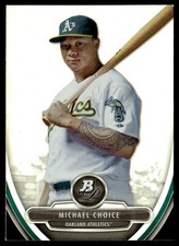 2013 Bowman Platinum Prospects Michael Choice Rookie Oakland Athletics #BPP71