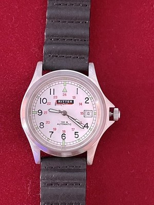Ritter Swiss Made Automatic 21 Jewels Field Watch   100M Water Resistant