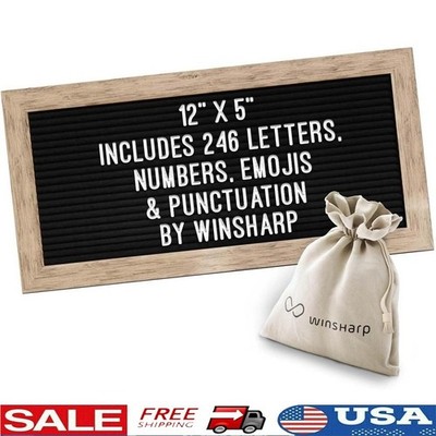 Small Felt Letter Board Quotes Milestones W/ 246 Letters Numbers Emojis New