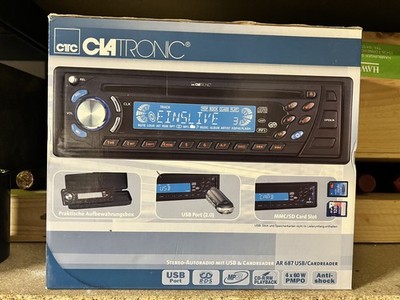 Clatronic AR 687 MP3 CD--R/rw playback Silber mit USB