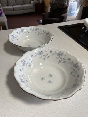 Haviland Blue Garland Vegetables Bowls
