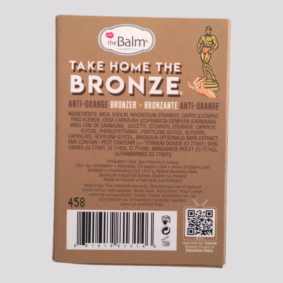 theBalm Take Home the Bronze Bronzer OLIVER Matte Anti-Orange Full Size - 0.25oz - Image 4 of 4
