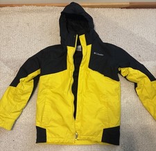 Columbia Youth L Bugaboo II Fleece Interchange Jacket YELLOW Black Large 14/16