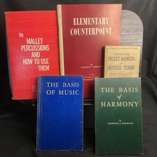 Lot Of 5 Classical Music Books Reference Horwood Deagan Schirmer
