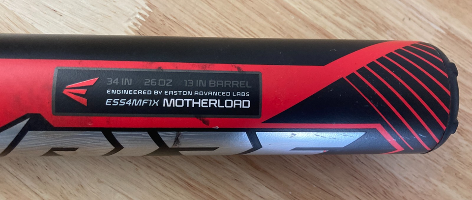 Batte De Softball Easton Empire Foster MotherLoad - 26 Oz, 34 Pouces, Chargement En Bout, Occasion